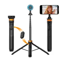 K&F Concept MS19 자석식 휴대폰 셀카봉 162cm (무선 블루투스 리모컨 포함)