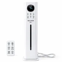 SILUNA 대용량 9L 스탠드형 초음파 가습기 습도조절 UV살균 리모컨, 화이트, HD-905