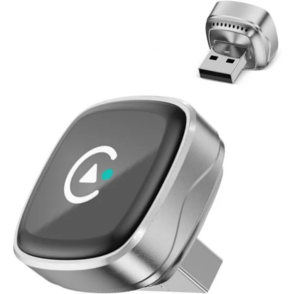 2026년 아이폰 및 안드로이드 오토용 울트라 미니 무선 카플레이 어댑터 애플 카플레이용 USB iOS 10 및 안드로이드 10용 동글 플러그 앤 플레이 자동 재연결 안정적이고