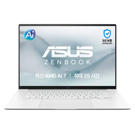 에이수스 2026 젠북 S 16 라이젠 AI 라이젠 AI 400 시리즈, 스칸디나비안 화이트, UM5606GA-SR557W, 512GB, 16GB, WIN11 Home