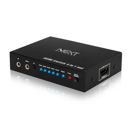넥스트유 5대1 HDMI 스위치 선택기 NEXT-405SW4K60