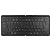 아이노트 X Folding 멀티 페어링 접이식 블루투스 무선 키보드, 블랙, XK807B, 제조사축