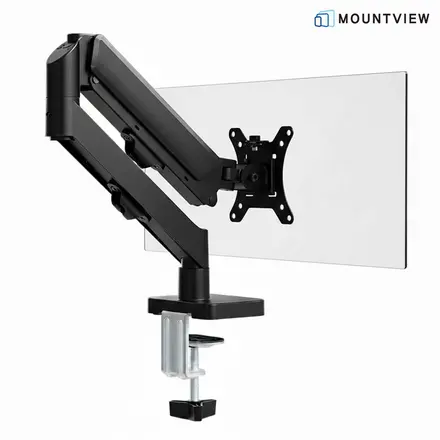 두터운 상판 LUX17 프리미엄 가스쇼바 모니터암 27인치 32인치 Desk mount monitor arm 클램프 / 그로밋 모니터 스탠드 모니터 홀더