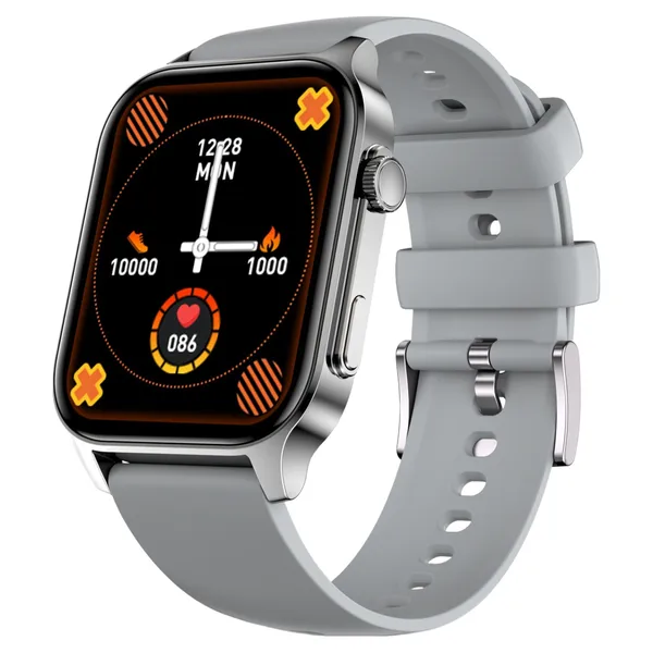 와피크 웨어러블 통화 수신 알림 GPS 운동 블루투스 스마트워치 X5S, 실버, 4.8cm, GPS + 블루투스