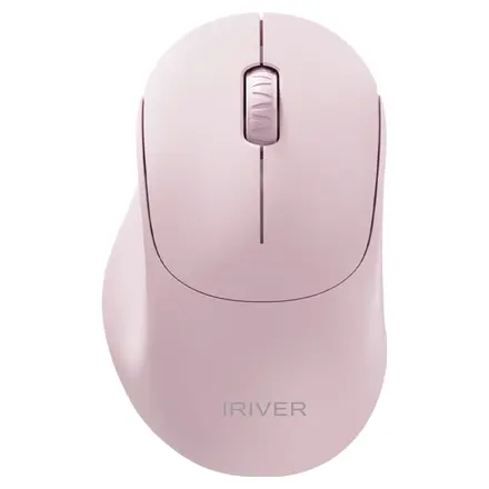 아이리버 항균처리 듀얼모드 멀티페어링 경량 인비저블 블루투스 무소음 무선 마우스, 핑크, MVM1