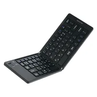 스마텍 접이식 미니 블루투스 무선키보드, 블랙, STBK-F2000, 제조사축