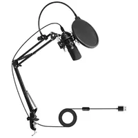 강원전자 넷메이트 NM-BC03 방송용 USB 스탠드 마이크 세트, NM-BC03