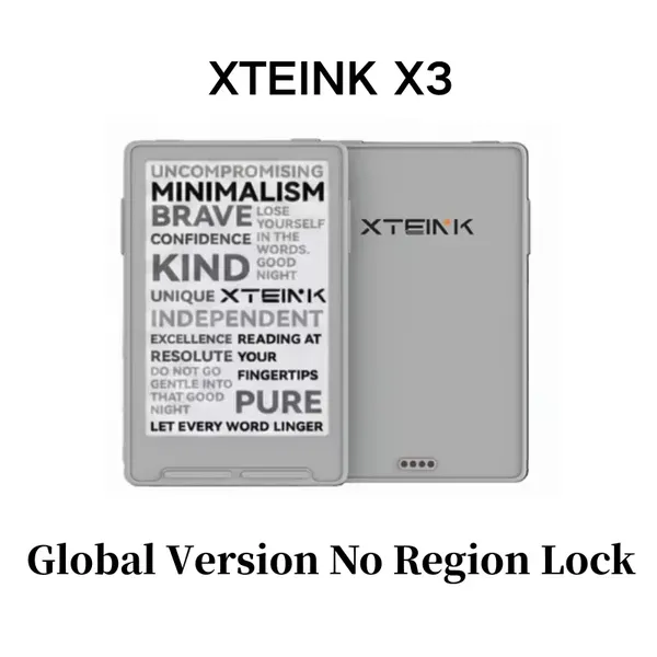 XTEINK X3X4Pro 글로벌 버전 전자책 리더 잉크 스크린 마그네틱 경량 6GB X3 X4 다국어 지원 선물