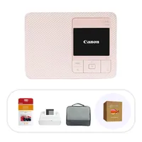 캐논 셀피 포토프린터 CP1500+RP-54+필름+파우치세트, 핑크, CP1500