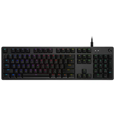 로지텍코리아 G512 CARBON 기계식 게이밍 키보드, CARBON 블랙, 920-008952, 청축