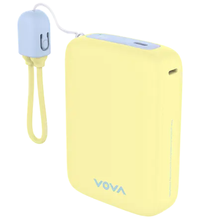 보바 그립 22.5W 고속충전 보조배터리 20000mAh, 옐로우, VA-123