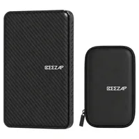 비잽 USB 3.0 휴대용 HDD 2.5 외장하드 BZ32 + 파우치 세트, 카본블랙(외장하드), 랜덤발송(파우치), 1TB