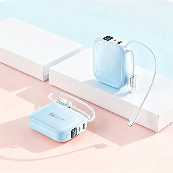 GoaTa 보조배터리 66W 초고속  20000mAh 대용량 일체형 항공 표준에 부합
