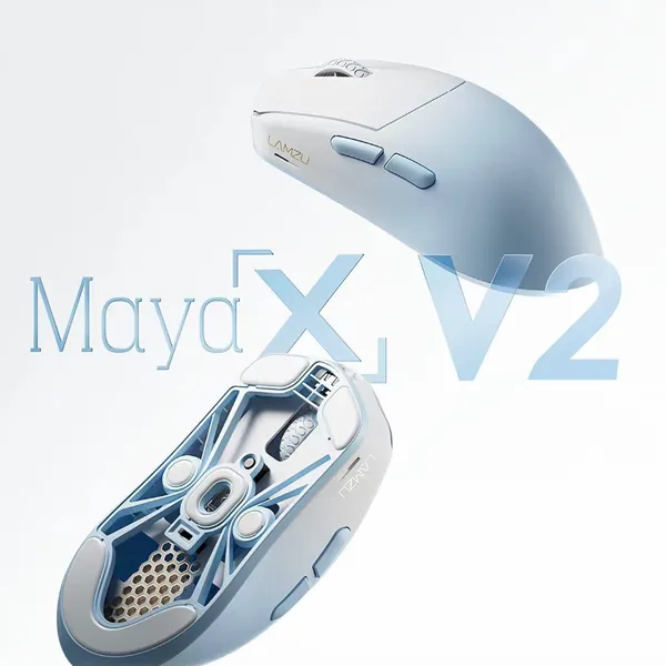 2026 빠른배송 LAMZU Maya X Maya X V2 시리즈 경량 무선 게이밍 마우스 중간 크기 손 CS YXPJ