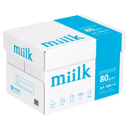 miilk 용지 80g 1박스
