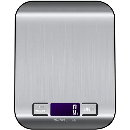 홈플래닛 스테인레스 디지털 백라이팅 주방저울 1kg